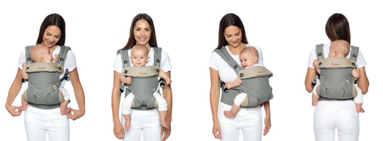 Porte Bebe 360 4 Positions Air Mesh Menthe Ergobaby Momentbebe