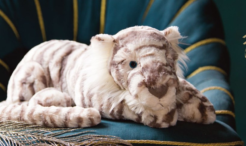 peluche géante tigre blanc