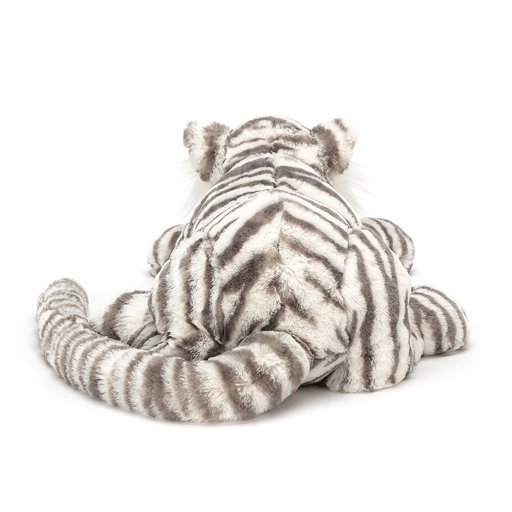 peluche géante tigre blanc