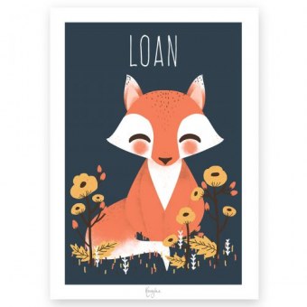 AFFICHE "GABRIEL" LE PETIT RENARD KANZILUE