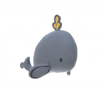 HOCHET TRICOTÉ LITTLE WATER BALEINE 100% COTON BIO LÄSSIG