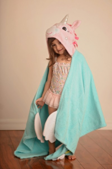 CAPE DE BAIN ENFANT Allie la licorne ZOOCCHINI