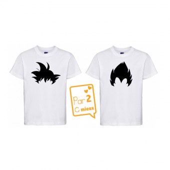LOT DE 2 T-SHIRTS " MANGA " MC ou ML Par2cmieux