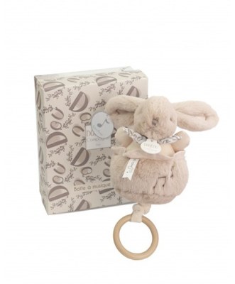 Lapin DOUDOU® - Boite à musique Beige