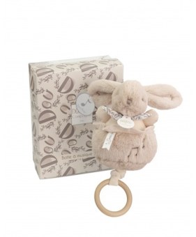 Lapin DOUDOU® - Boite à musique Beige