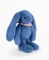 Peluche lapin Bleu 35 cm - Lapin Fleurette