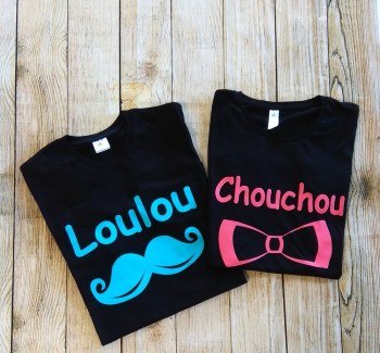 DUO T-SHIRT CHOUCHOU & LOULOU Par2cmieux
