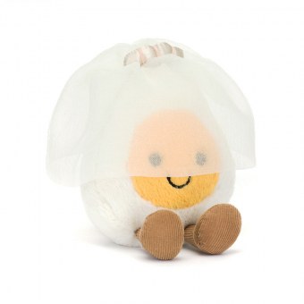 PELUCHE JELLYCAT OEUF A LA COQUE MARIEE