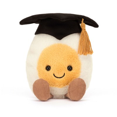 PELUCHE JELLYCAT OEUF A LA COQUE REMISE DES DIPLOMES