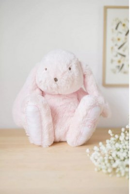 PELUCHE ROSE 25 CM AUGUSTIN LE LAPIN TARTINE ET CHOCOLAT