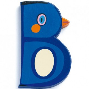 LETTRE B EN BOIS ACHILLE DJECO