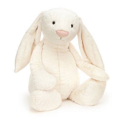  PELUCHE VERY BIG BASHFUL LAPIN CREAM JELLYCAT 108cm