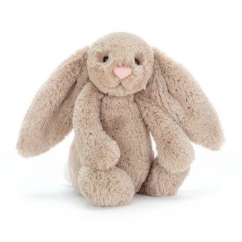 PELUCHE LAPIN BEIGE BUNNY BASHFUL MEDIUM JELLYCAT