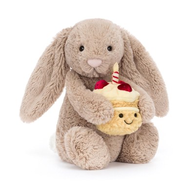 Peluche Bashful Beige lapin Bunny 'Birthday'