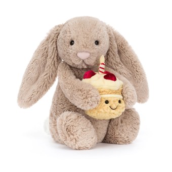 Peluche Bashful Beige lapin Bunny 'Birthday'
