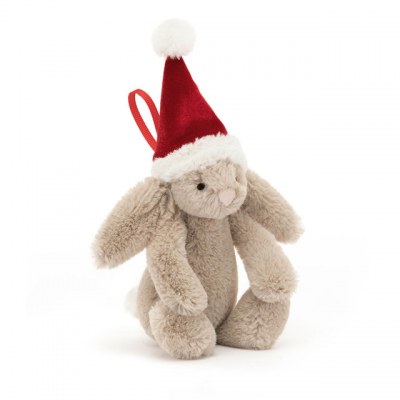 PELUCHE DE NOEL LAPIN BASHFUL JELLYCAT