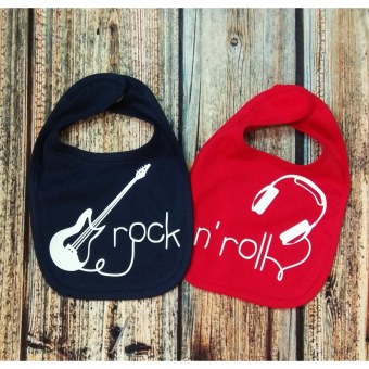 LOT DE 2 BAVOIRS ROCK N'ROLL Par2cmieux