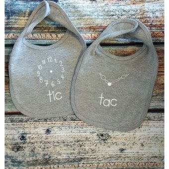 LOT DE 2 BAVOIRS "TIC ET TAC" Par2cmieux