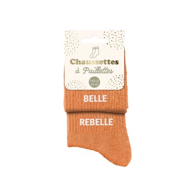 Chaussettes paillettes duo belle rebelle
