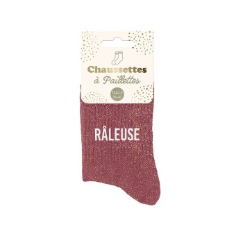 Chaussettes paillettes râleuse