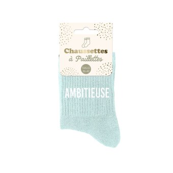 Chaussettes paillettes ambitieuse