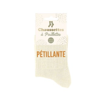 Chaussettes paillettes petillante