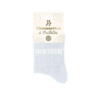 Chaussettes paillettes aventuriere