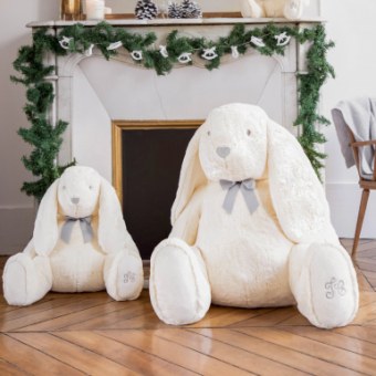 PELUCHE D'EXCEPTION CONSTANT 60cm TARTINE ET CHOCOLAT