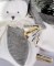 Doudou plat pétales Ours Gris - 25 cm - Collection Anniversaire
