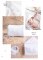 HOUSSE DE MATELAS A LANGER FEUILLES DE LIN TARTINE ET CHOCOLAT