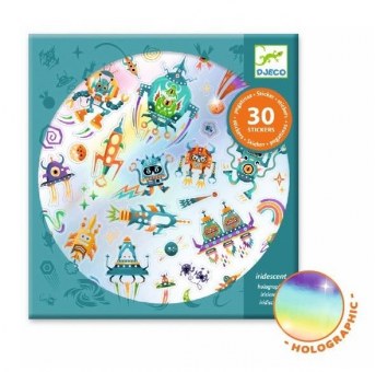 STICKERS TEXTURES INTERGALACTIC DJECO