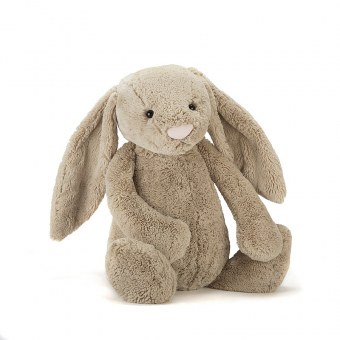 PELUCHE LAPIN BASHFUL BUNNY HUGE 51cm BEIGE JELLYCAT