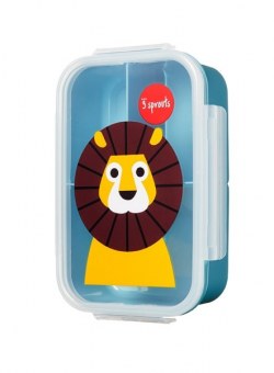 BOITE A GOÛTER LUNCHBOX LION 3 SPROUTS