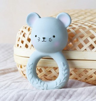 ANNEAU DE DENTITION SOURIS A LITTLE LOVELY COMPANY