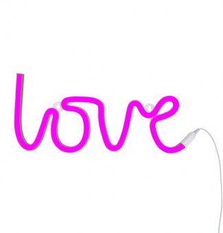 LAMPE STYLE NEON LOVE ROSE LITTLE LOVELY COMPANY