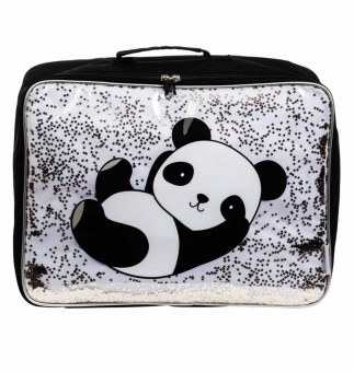 VALISE PANDA GLITTER A LITTLE LOVELY COMPANY