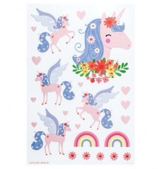 AUTOCOLLANTS MURAUX LICORNE A LITTLE LOVELY COMPANY