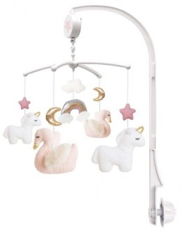 MOBILE MUSICAL ARC EN CIEL LICORNE JABADABADO
