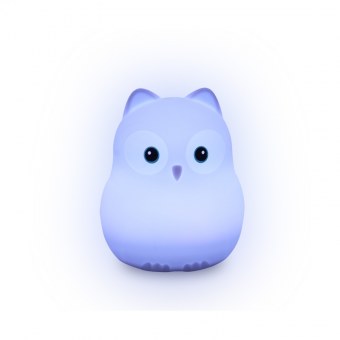 VEILLEUSE SILICONE CHOUETTE HIBOU LIGHTS 4 KIDS