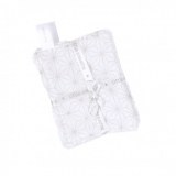 LOT DE 6 LINGETTES LAVABLES COTON BIO POMPOM LITTLE CREVETTE