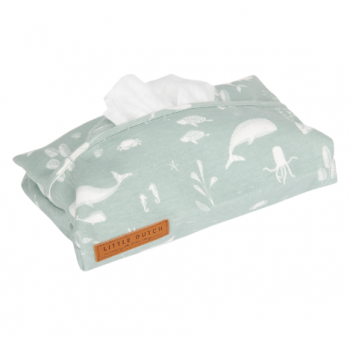 HOUSSE POUR LINGETTES OCEAN MINT LITTLE DUTCH