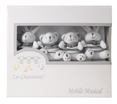 MOBILE MUSICAL LAPIN CHIC LES CHATOUNETS