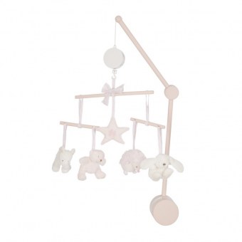 MOBILE MUSICAL ROSE TARTINE ET CHOCOLAT