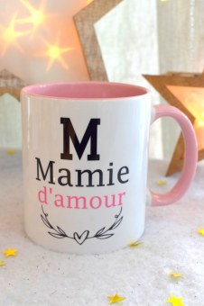 MUG PERSONNALISÉ MAMIE D'AMOUR