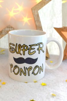 MUG PERSONNALISÉ SUPER TONTON moustache