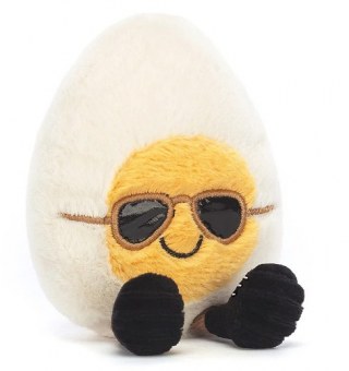 PELUCHE OEUF A LA COQUE AMUSANT ET CHIC JELLYCAT 