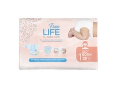 COUCHES NEW BORN 2-4kg FREE LIFE BEBE CASH