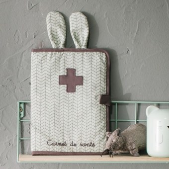 PROTEGE CARNET DE SANTE BONNE NUIT LITTLE CREVETTE