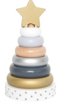 JEU PYRAMIDE BOIS SILVER OR JABADABADO