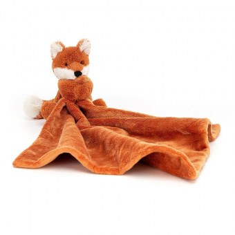 DOUDOU COUVERTURE BASHFUL RENARD FOX SOOTHER JELLYCAT